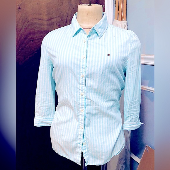 Tommy Hilfiger Button Down Blouse - Picture 5 of 6